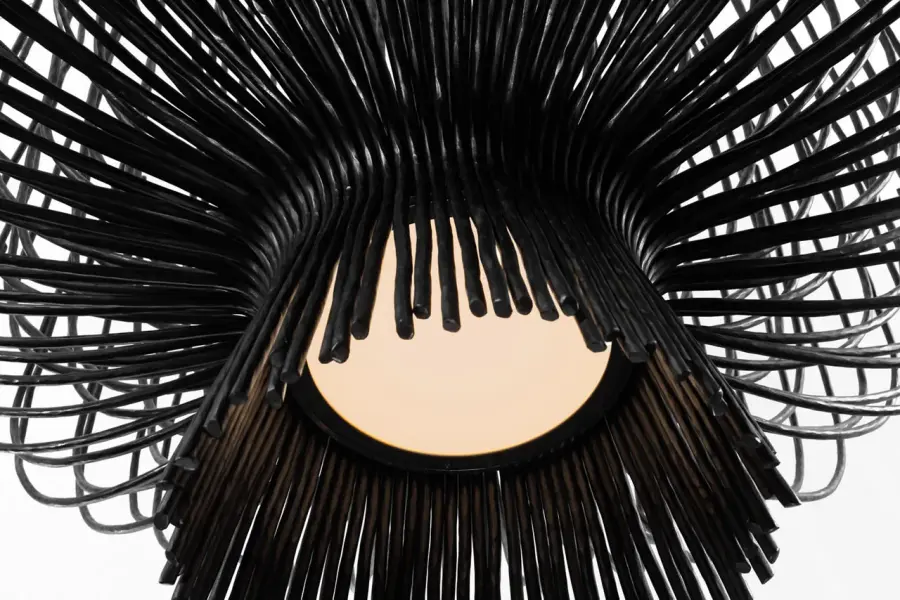 Astra 42" Sculpted Chandelier in Aged Iron - Image 5