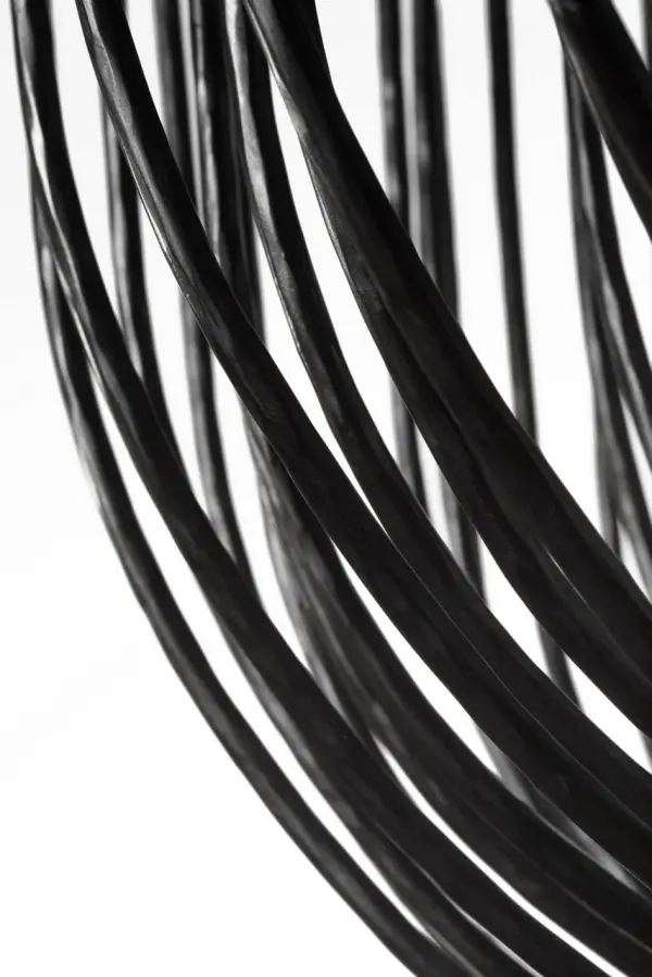 Astra 42" Sculpted Chandelier in Aged Iron - Image 8