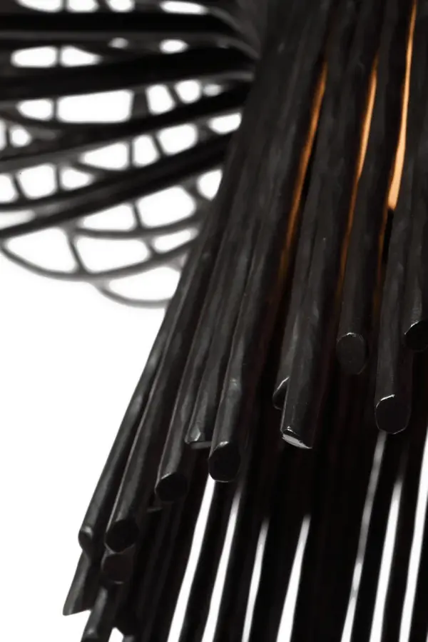 Astra 42" Sculpted Chandelier in Aged Iron - Image 10