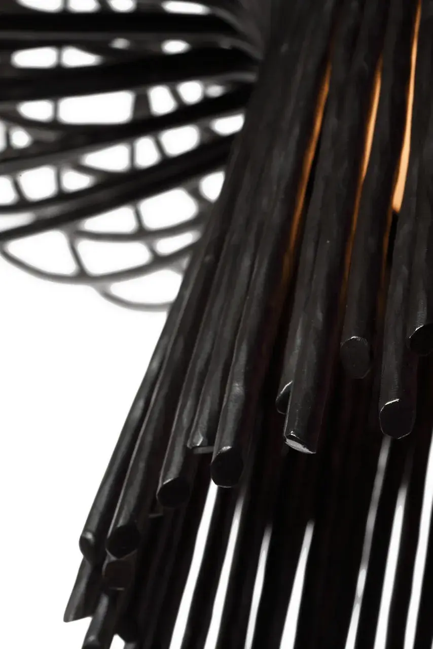 Astra 42" Sculpted Chandelier in Aged Iron - Image 10