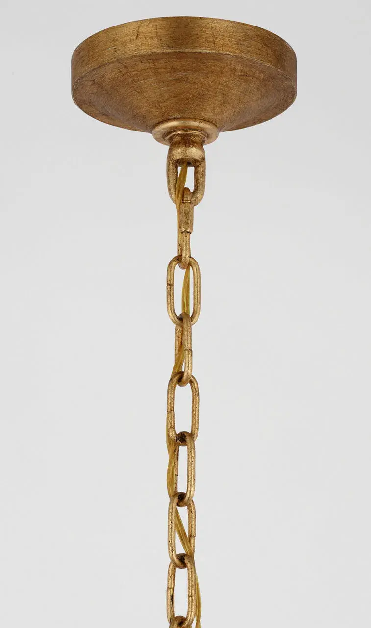 Gramercy 17" Lantern in Gilded Iron - Image 3