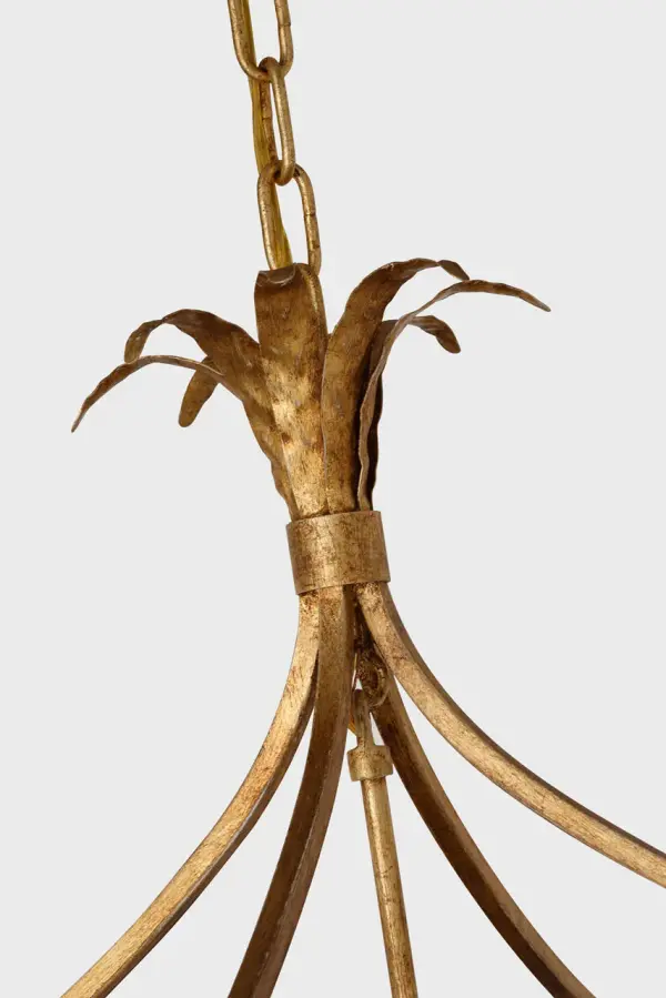 Gramercy 17" Lantern in Gilded Iron - Image 6