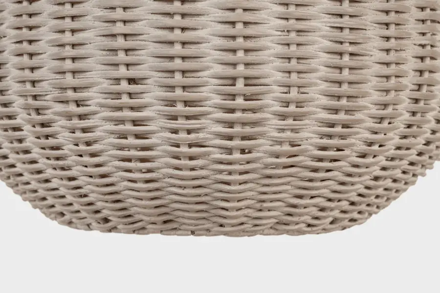 Kokomo 12" Pendant in Antique-Burnished Brass with Ash Wicker Shade - Image 14