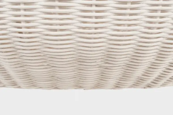Kokomo 30" Domed Pendant in Bronze with Chalk Wicker Shade - Image 6