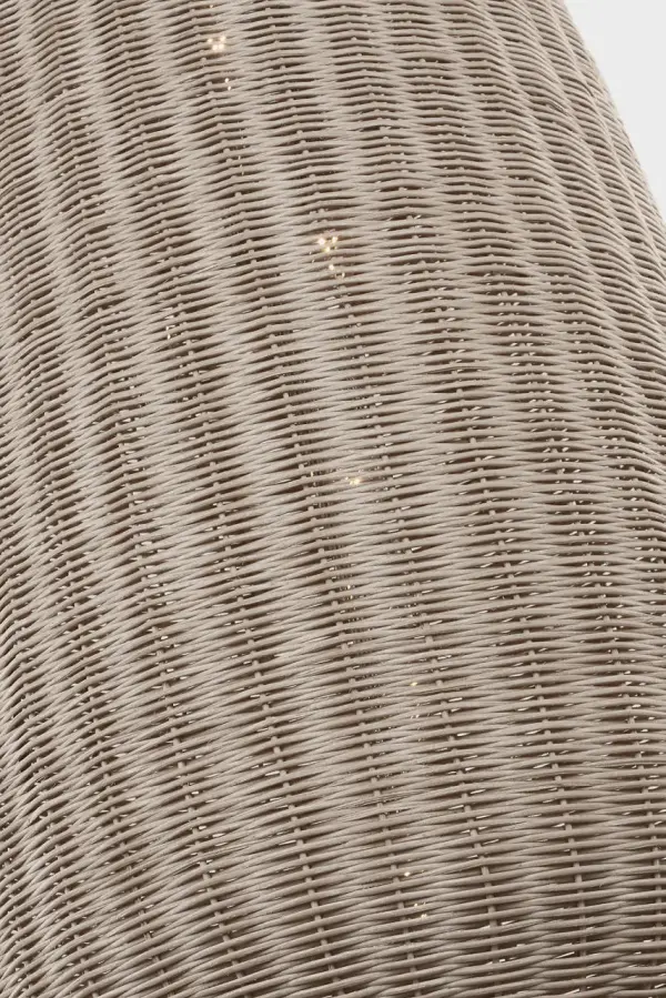 Kokomo 20" Elongated Pendant in Polished Nickel with Ash Wicker Shade - Image 7
