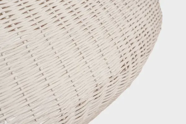 Kokomo 44" Wide Pendant in Bronze with Chalk Wicker Shade - Image 6