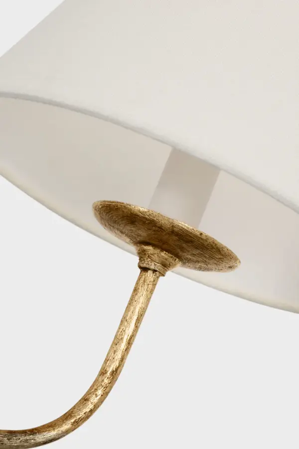 Amalfi 57" Linear Chandelier in Milano Gold with Linen Shades - Image 22