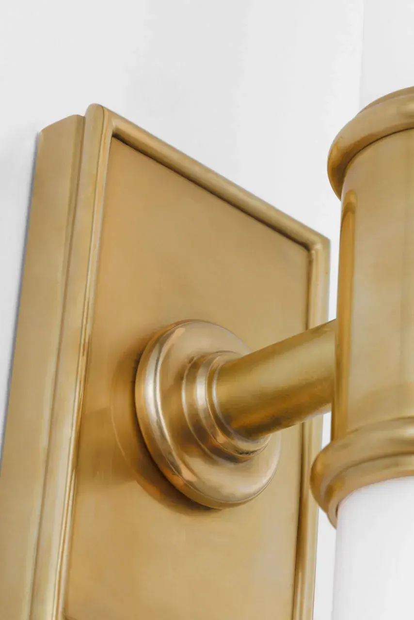 Owen 22" Double Bath Light in Antique-Burnished Brass - Image 3