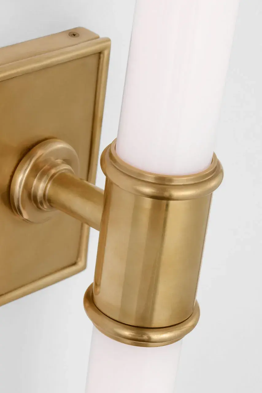 Owen 22" Double Bath Light in Antique-Burnished Brass - Image 4