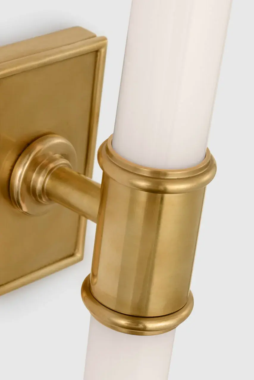 Owen 22" Double Bath Light in Antique-Burnished Brass - Image 5