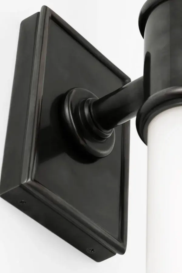 Owen 22" Double Bath Light in Bronze with White Glass - Image 3