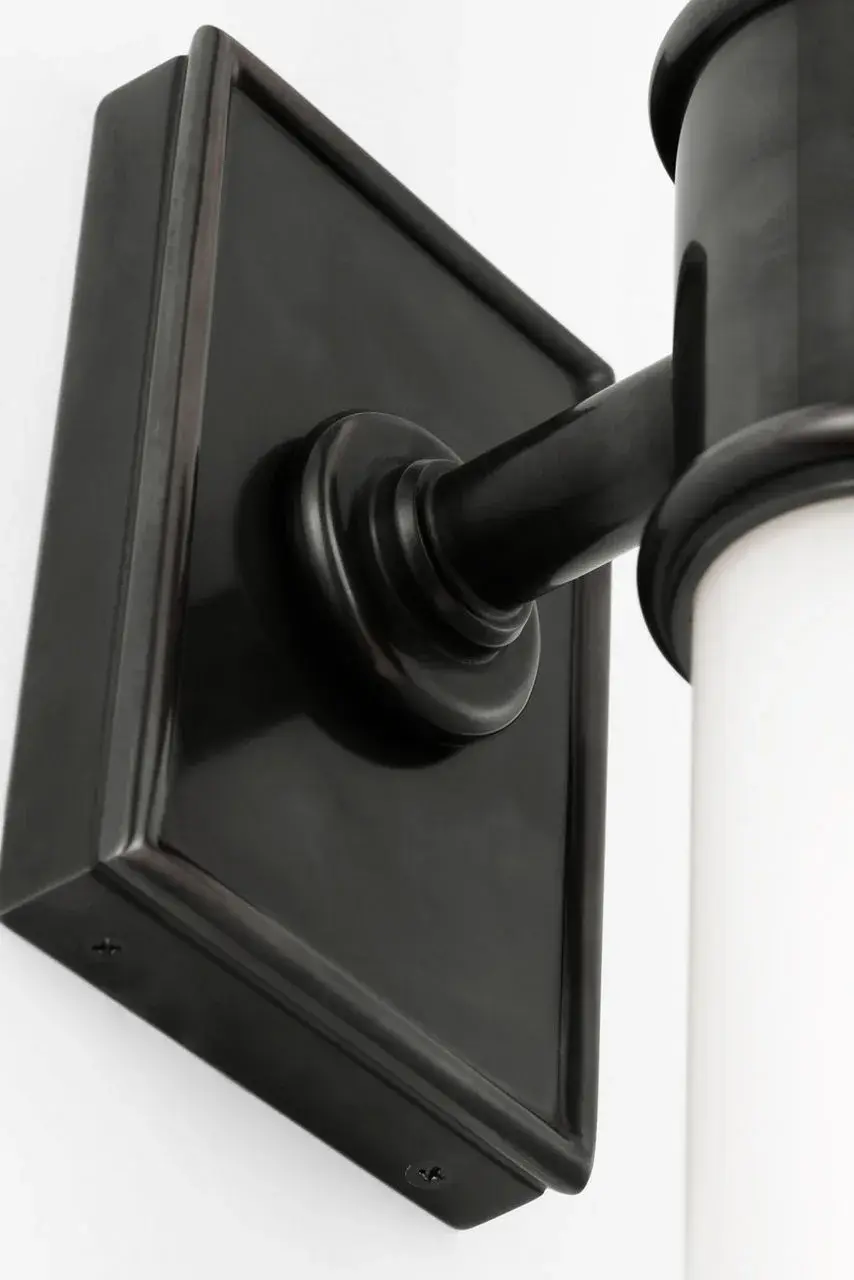 Owen 22" Double Bath Light in Bronze with White Glass - Image 3