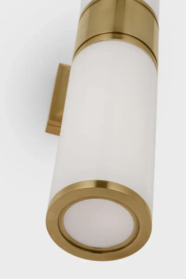 Halford 22" Double Bath Sconce in Antique-Burnished Brass - Image 3