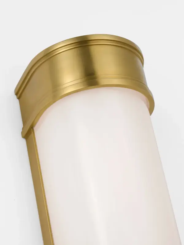 Marden 12" Salon Bath Sconce in Antique-Burnished Brass - Image 3