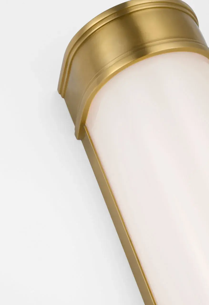 Marden 18" Salon Bath Sconce in Antique-Burnished Brass - Image 3