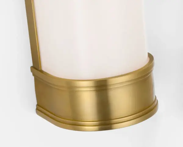 Marden 18" Salon Bath Sconce in Antique-Burnished Brass - Image 4