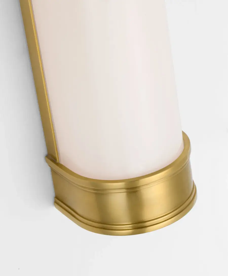 Marden 24" Salon Bath Sconce in Antique-Burnished Brass - Image 4