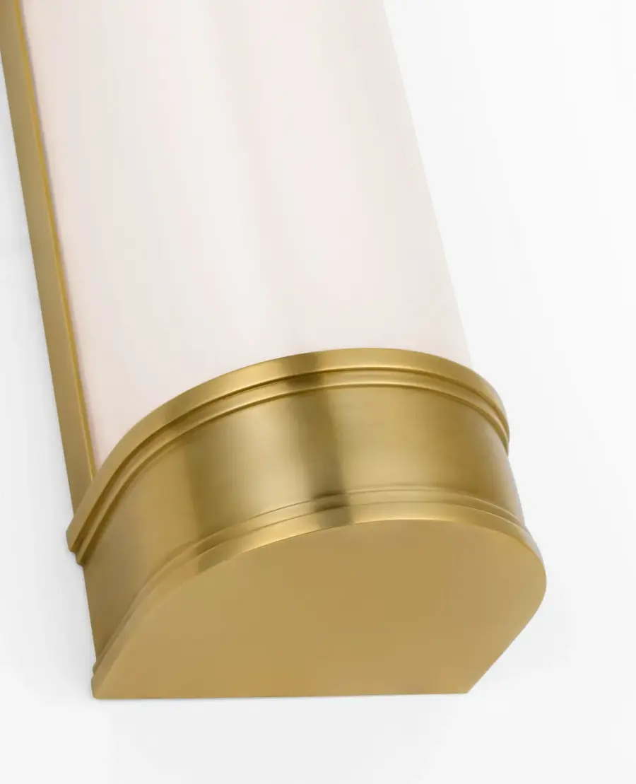 Marden 24" Salon Bath Sconce in Antique-Burnished Brass - Image 5