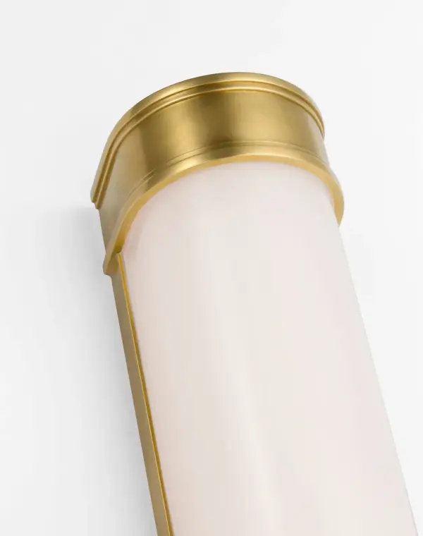Marden 30" Salon Bath Sconce in Antique-Burnished Brass - Image 5