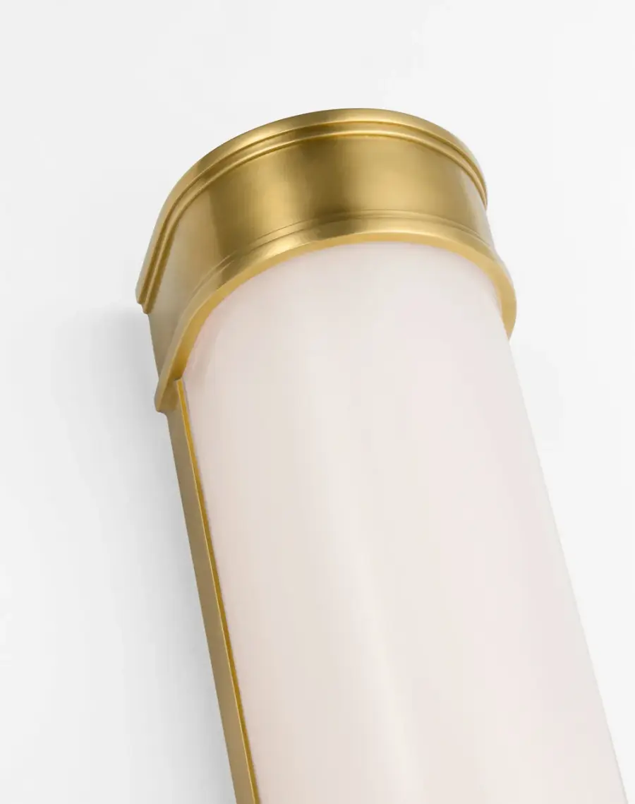 Marden 30" Salon Bath Sconce in Antique-Burnished Brass - Image 5