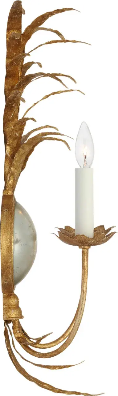 Gramercy 28" Sconce in Gilded Iron - Image 4