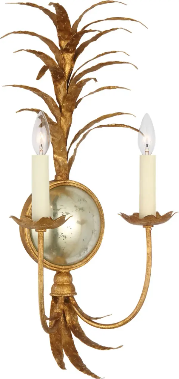 Gramercy 28" Sconce in Gilded Iron - Image 5