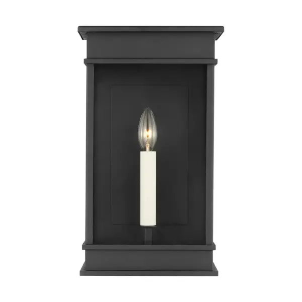 Cupertino Outdoor Wall Sconce in Textured Black