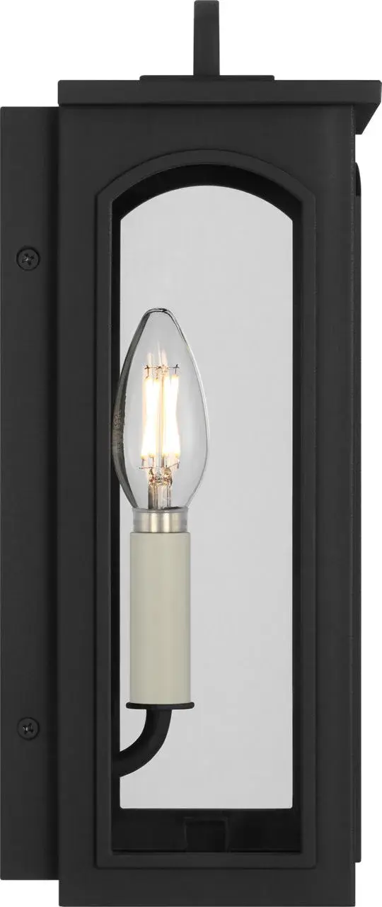 Modesto 12" Wall Lantern in Textured Black - Image 4