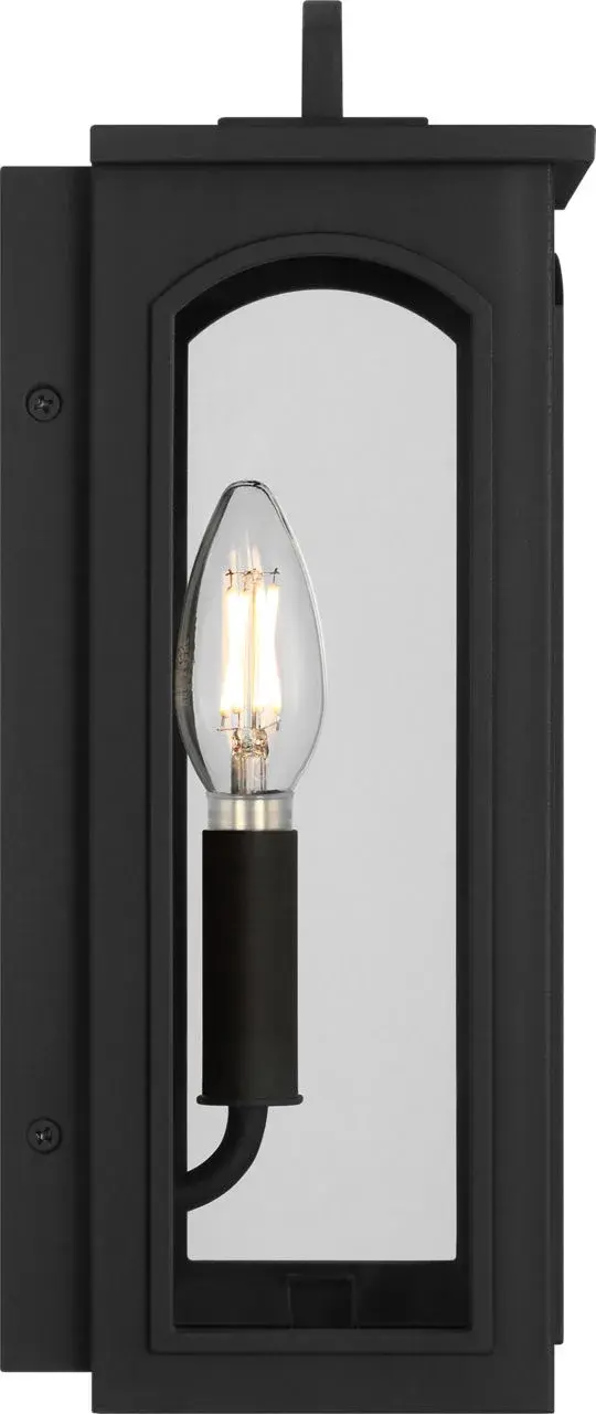 Modesto 12" Wall Lantern in Textured Black - Image 7