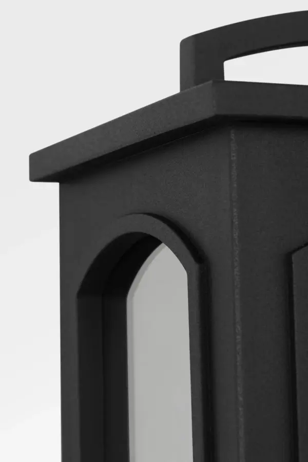 Modesto 12" Wall Lantern in Textured Black - Image 8