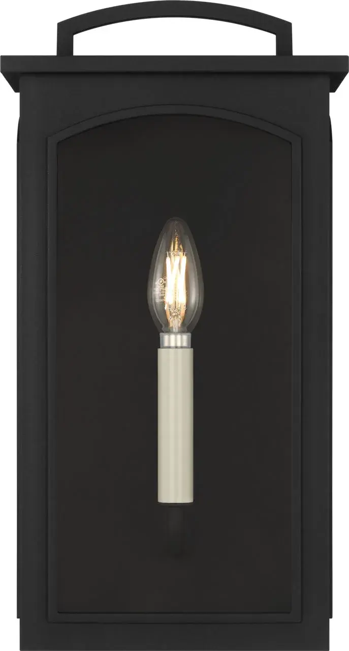 Modesto 15" Wall Lantern in Textured Black - Image 7