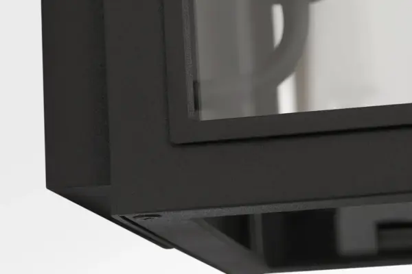Modesto 15" Wall Lantern in Textured Black - Image 10