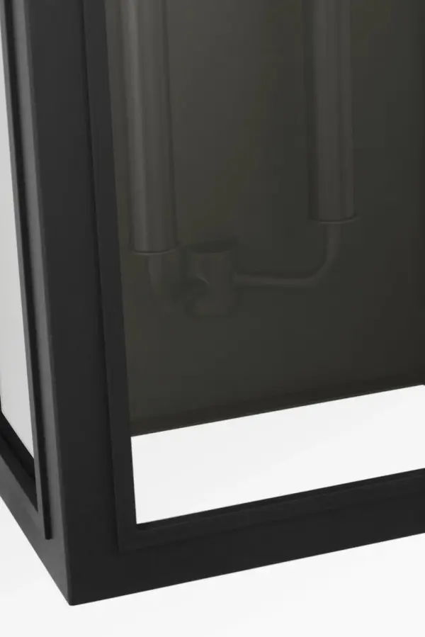 Modesto 24" Wall Lantern in Textured Black - Image 5