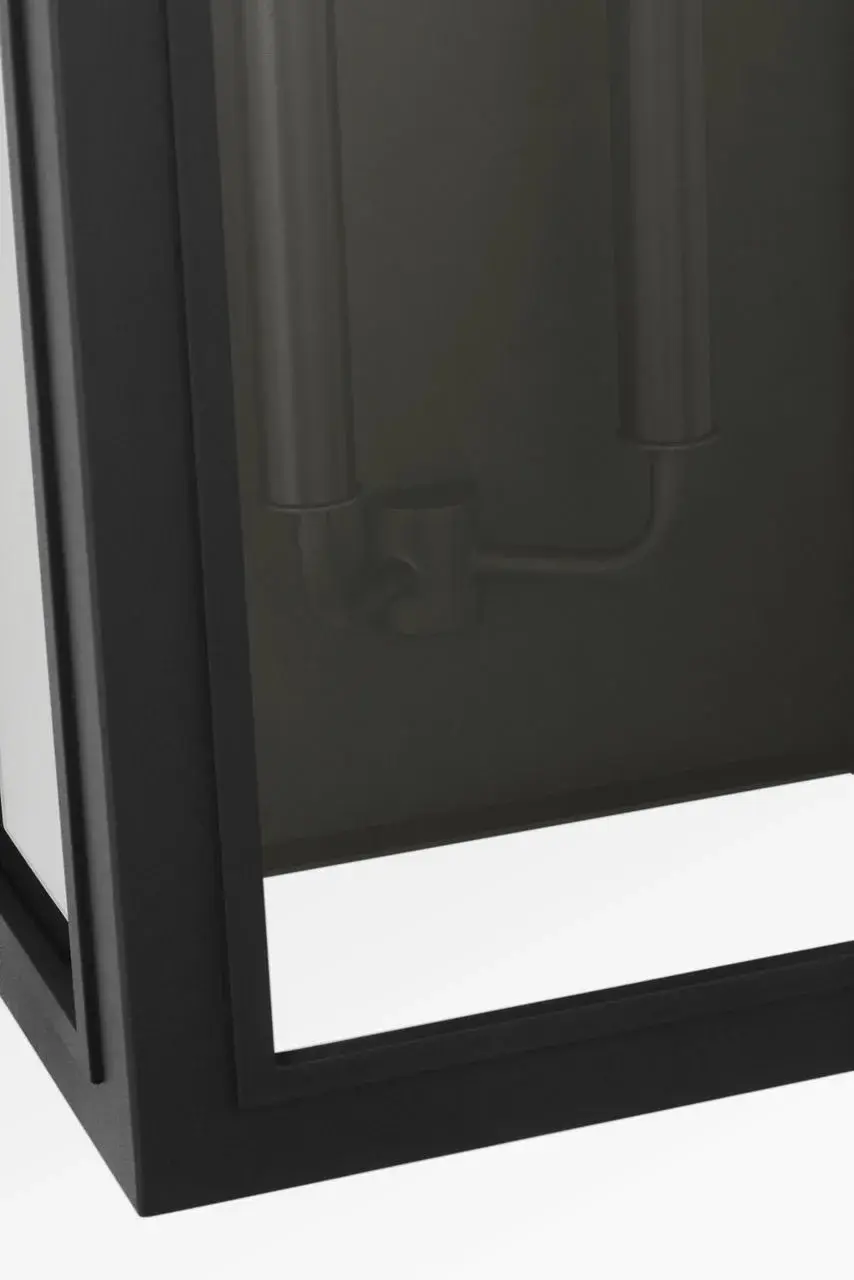 Modesto 24" Wall Lantern in Textured Black - Image 5