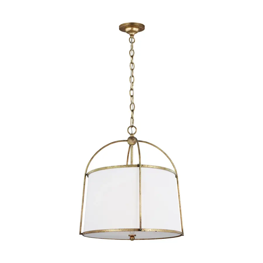 Stonington Two Light Pendant in Antique Gild