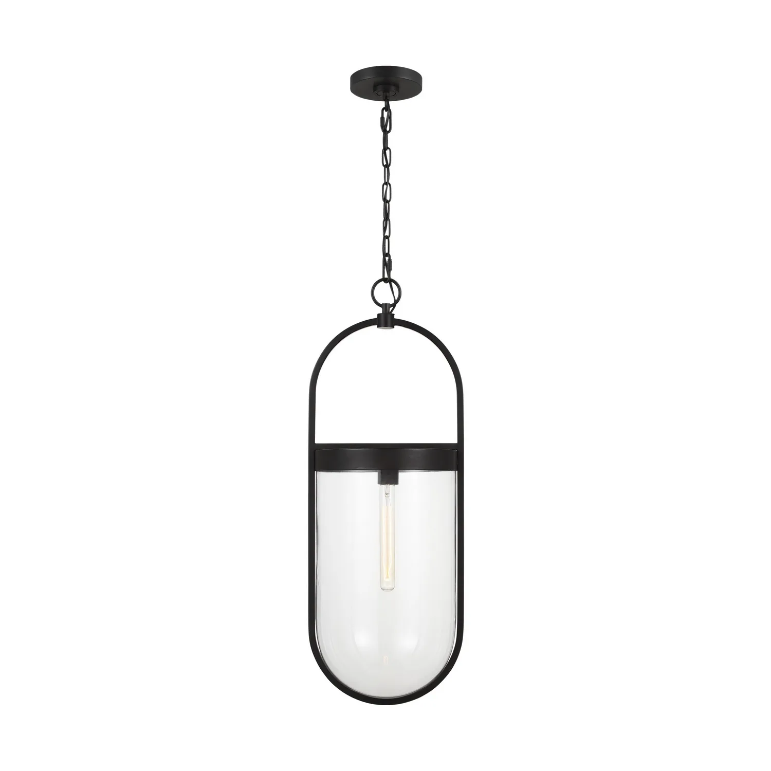 Blaine One Light Pendant in Aged Iron