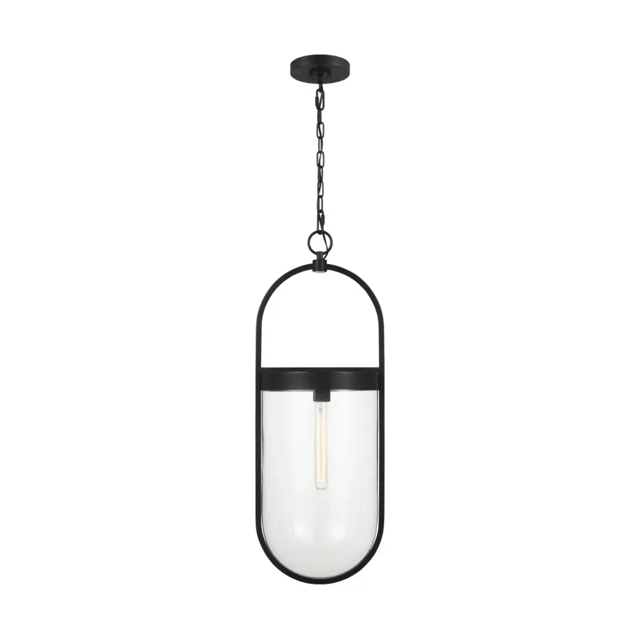 Blaine One Light Pendant in Aged Iron