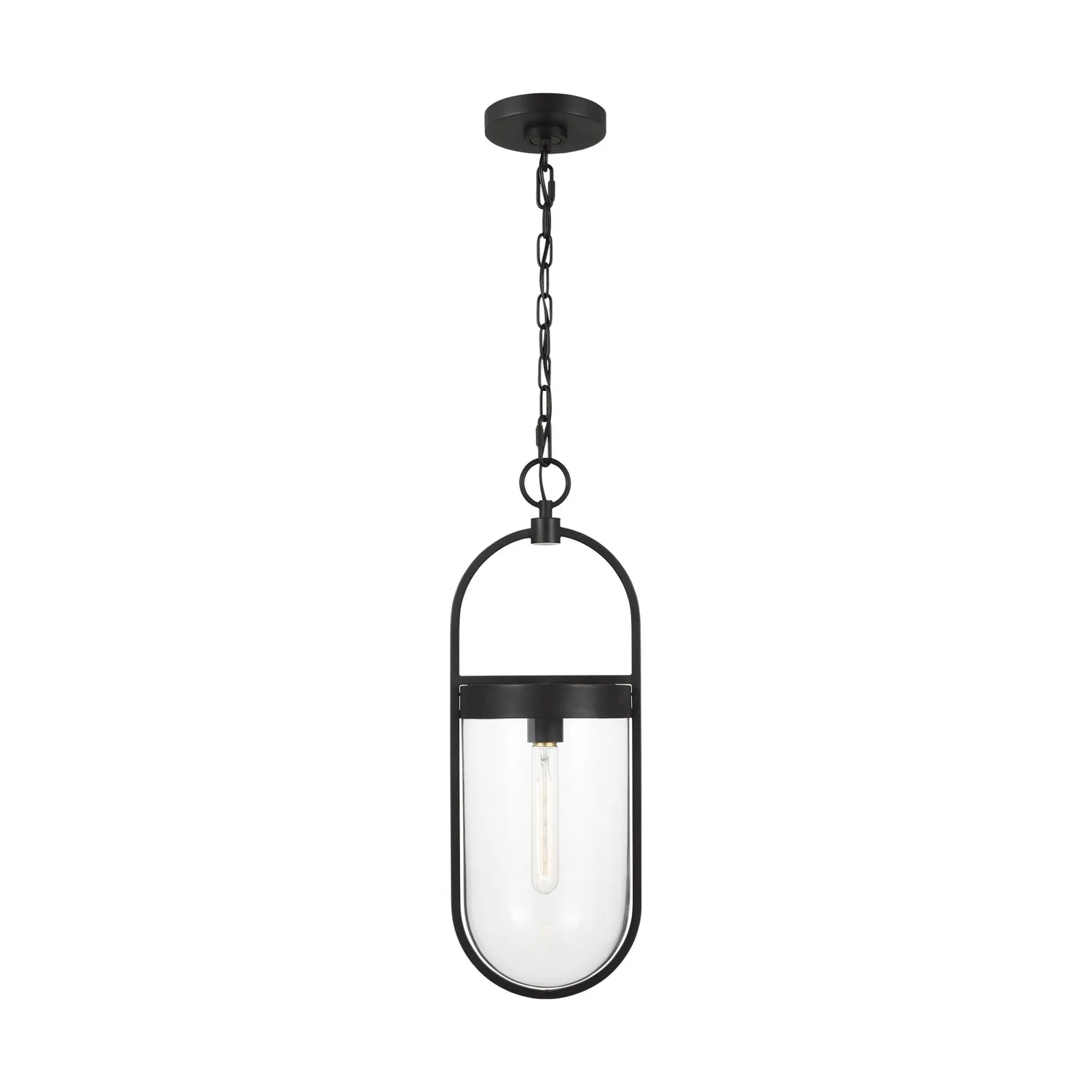 Blaine One Light Pendant in Aged Iron