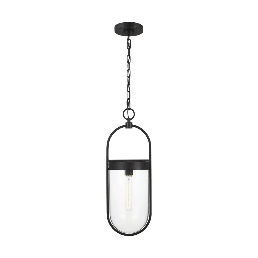 Blaine One Light Pendant in Aged Iron