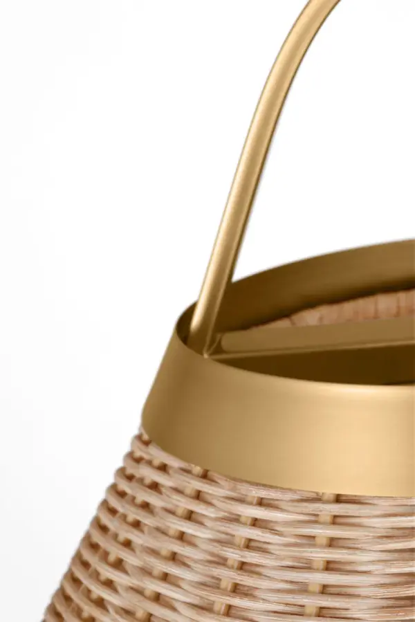 Whitby One Light Pendant in Burnished Brass - Image 5