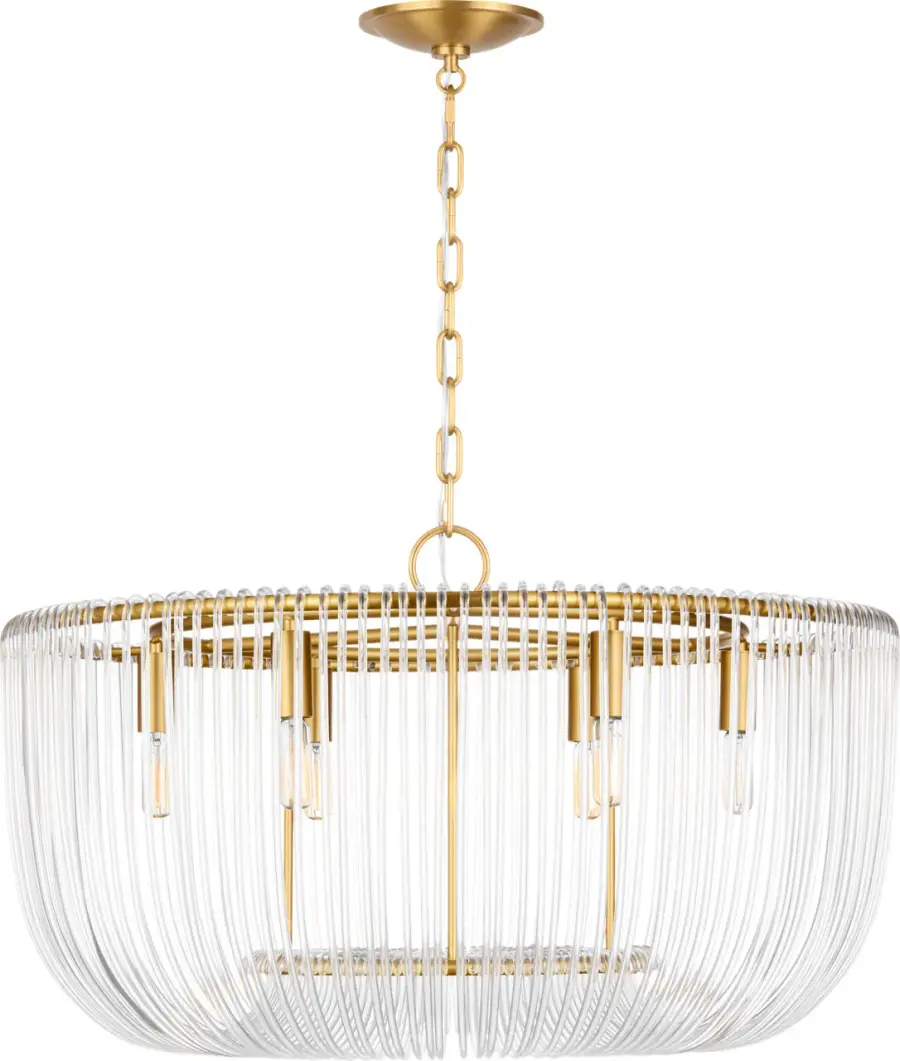 Pierce Medium Pendant in Burnished Brass - Image 2