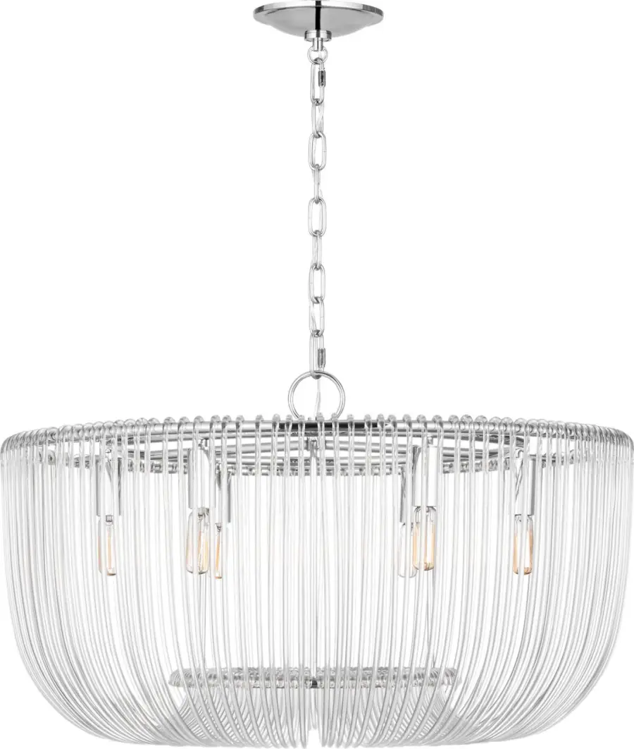 Pierce Medium Pendant in Polished Nickel - Image 2