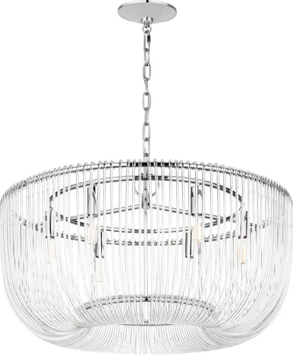 Pierce Medium Pendant in Polished Nickel - Image 4