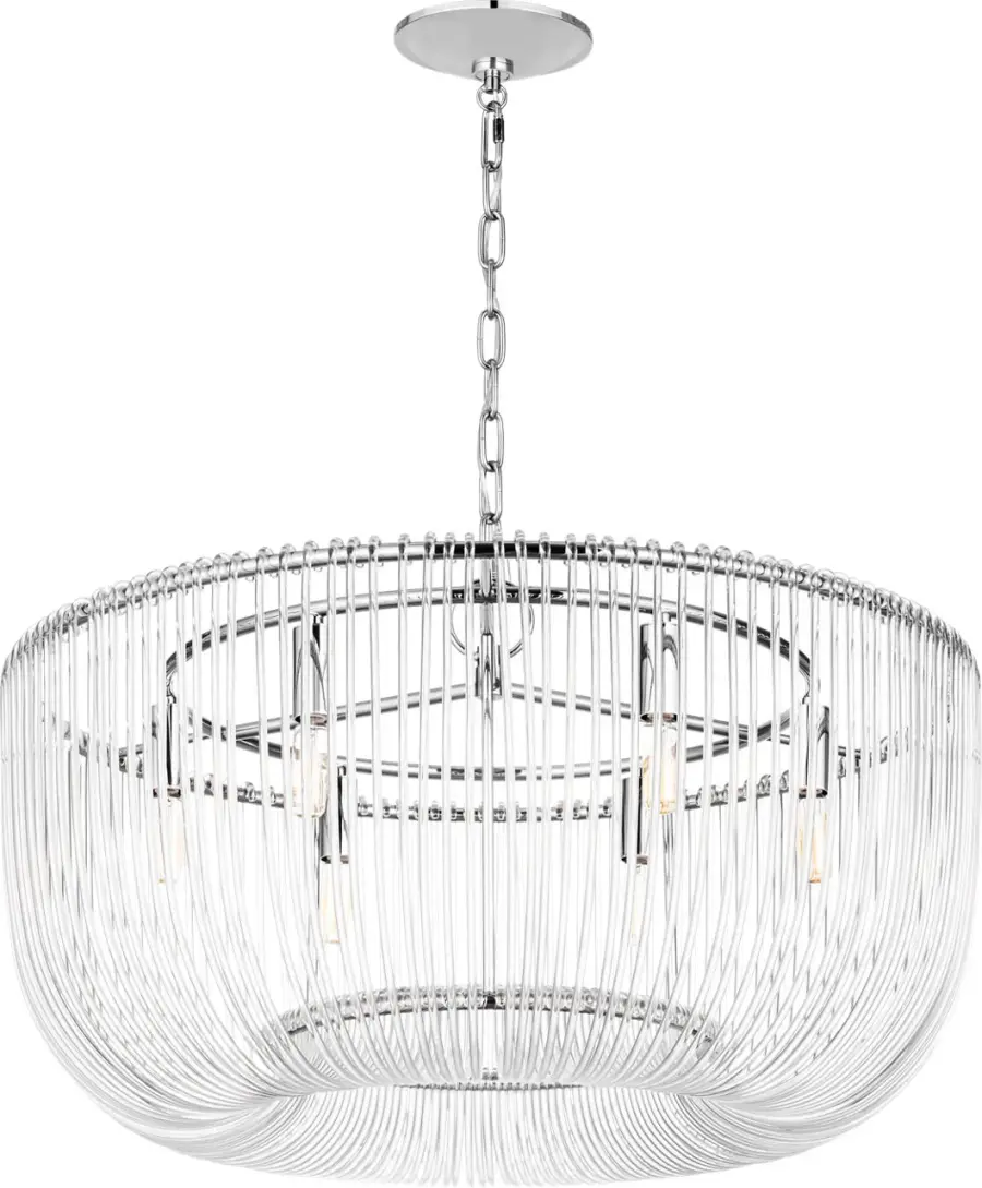 Pierce Medium Pendant in Polished Nickel - Image 4