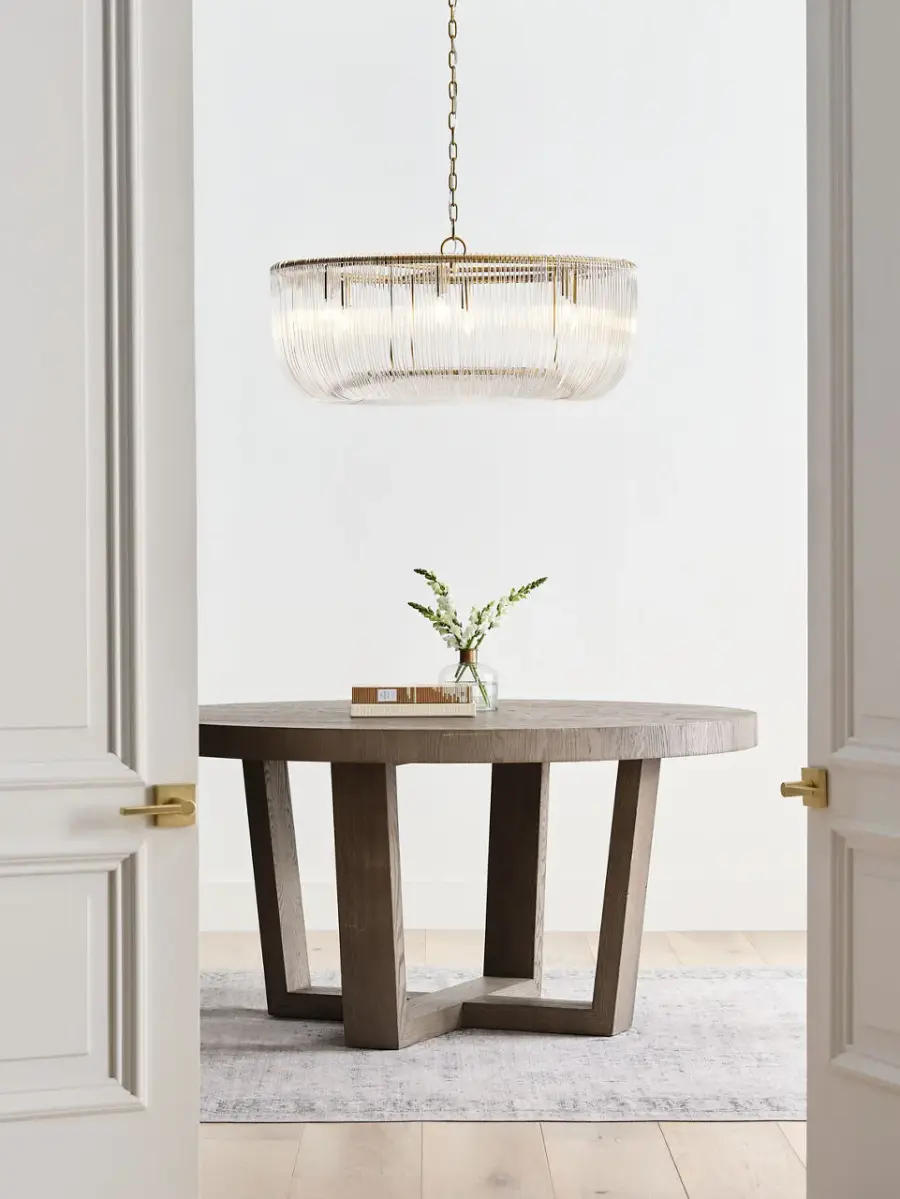 Pierce Large Pendant in Burnished Brass - Image 6