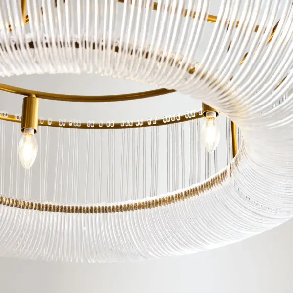 Pierce Large Pendant in Burnished Brass - Image 10
