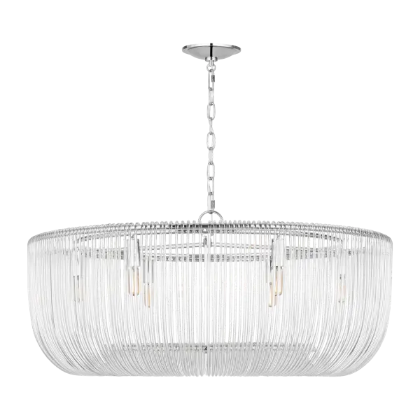 Pierce Large Pendant in Polished Nickel - Image 3