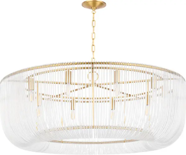 Pierce Extra Large Pendant in Burnished Brass - Image 2
