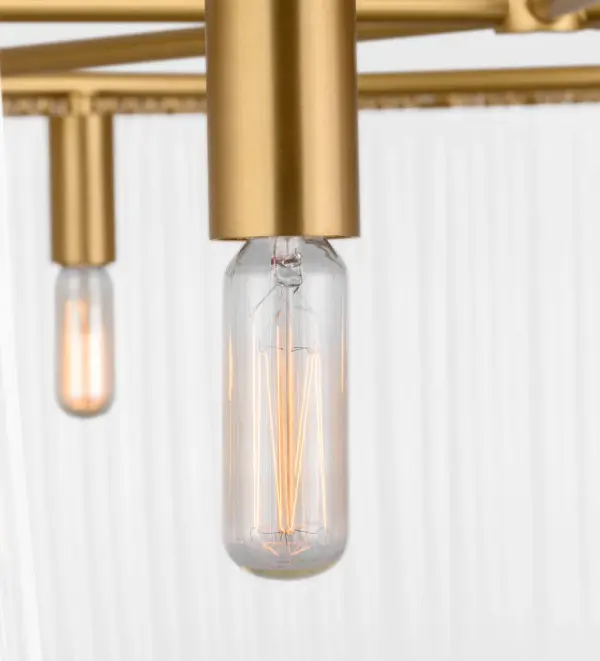 Pierce Extra Large Pendant in Burnished Brass - Image 3
