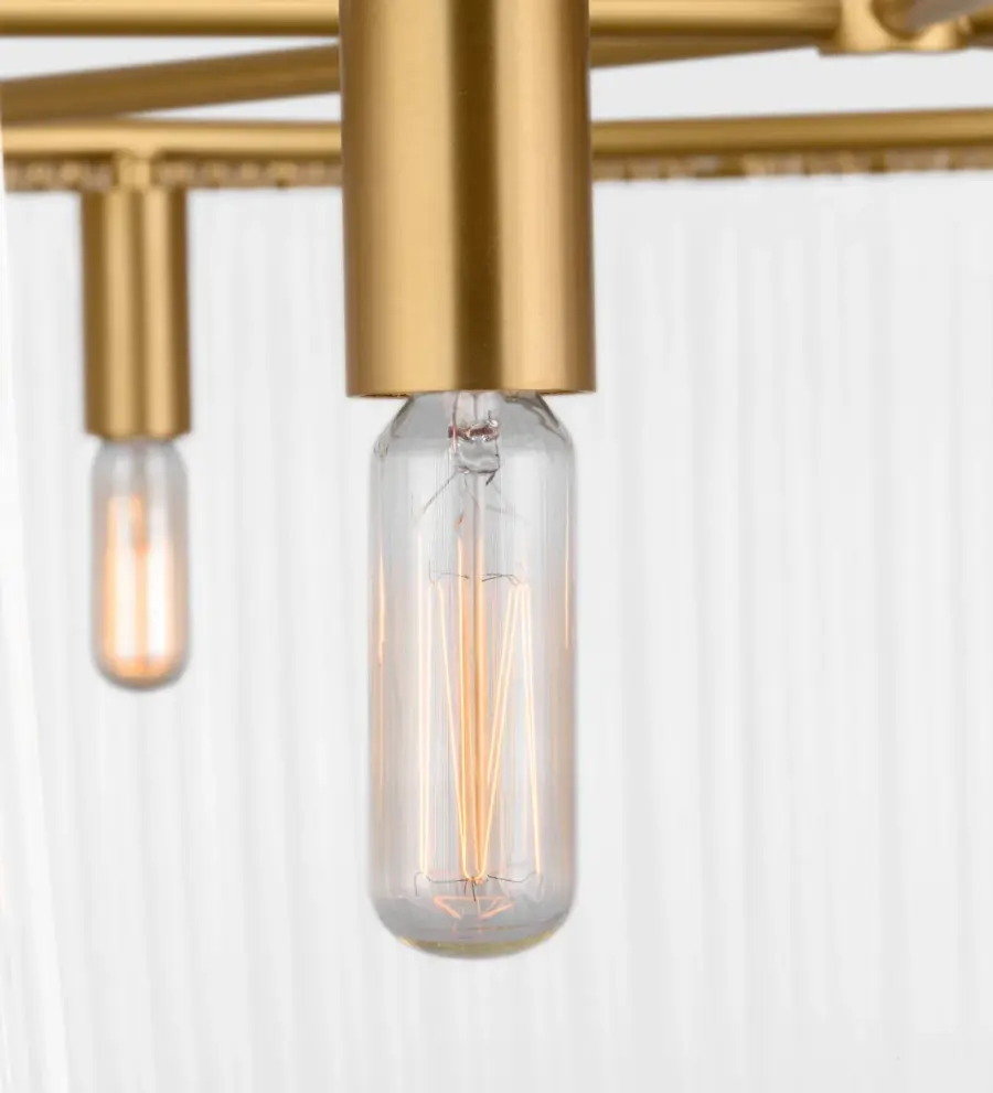 Pierce Extra Large Pendant in Burnished Brass - Image 3